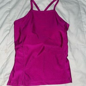 Albion magenta tankini swim top small - rare!